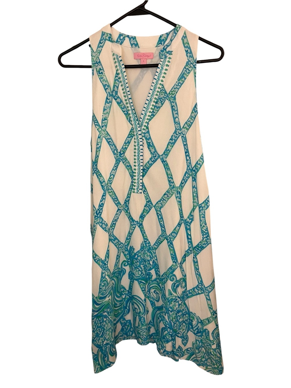 EUC! Lilly Pulitzer Anne Dress| turtle cove| preppy nautical vibes! - Picture 2 of 5